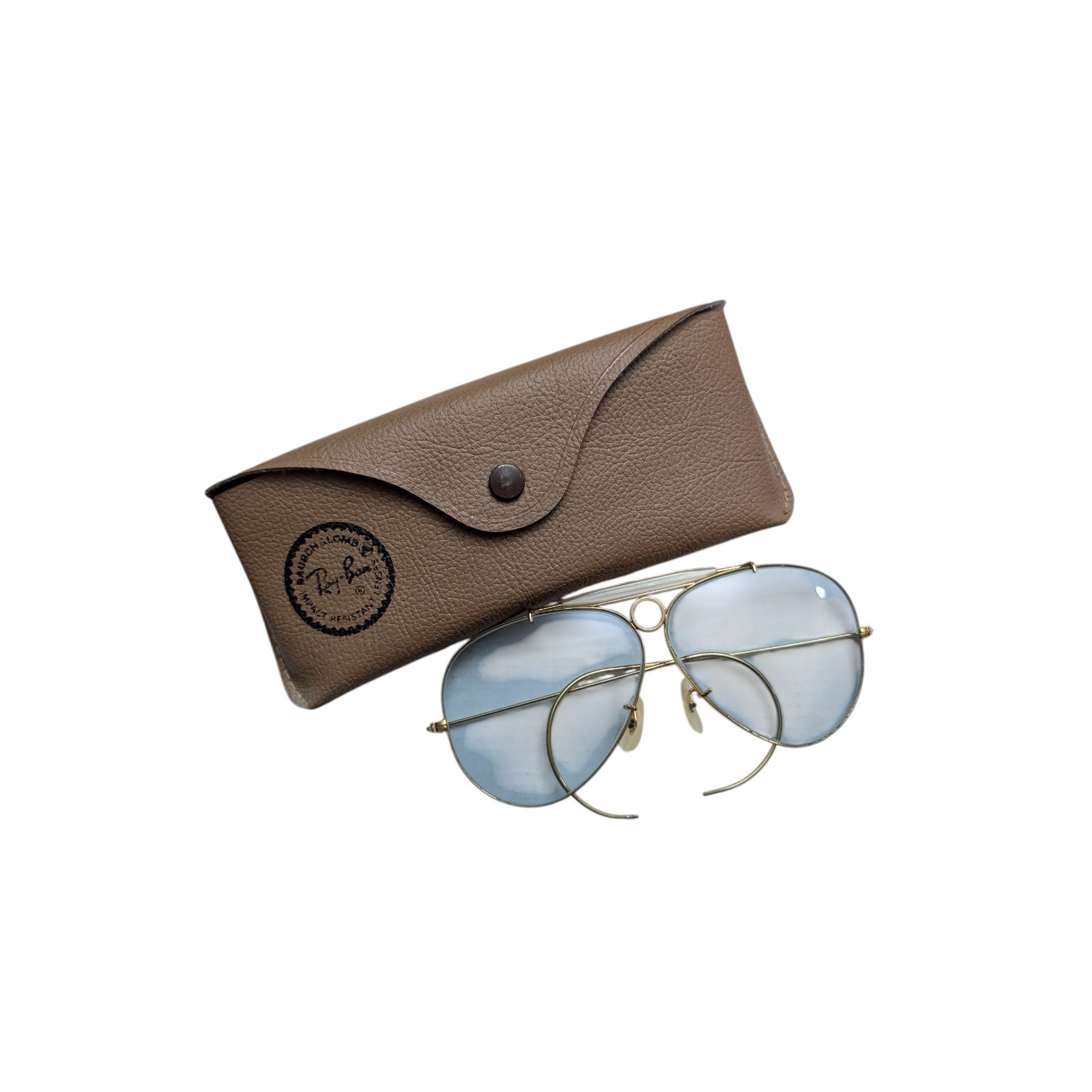 1960's Ray Ban Shooting Glass L9869, Arista, Superchangeable Blue Photochromic